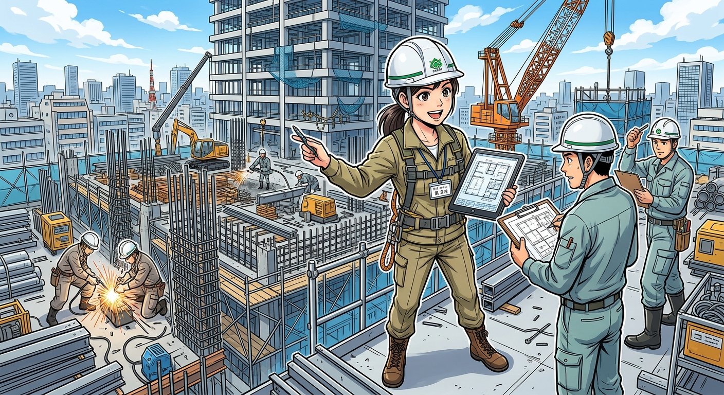 漫画でわかる！施工管理職