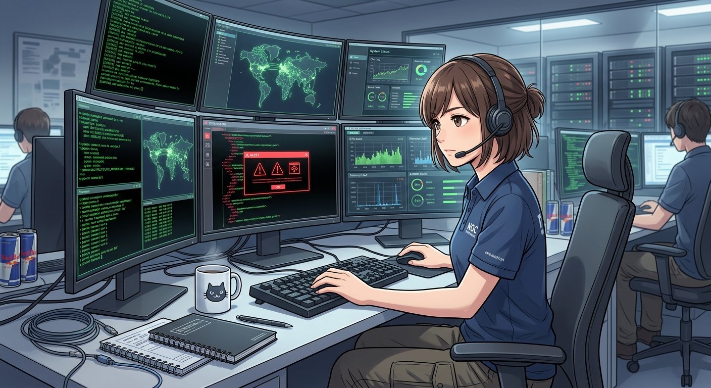 漫画でわかる！ITエンジニア職（運用オペレーター）